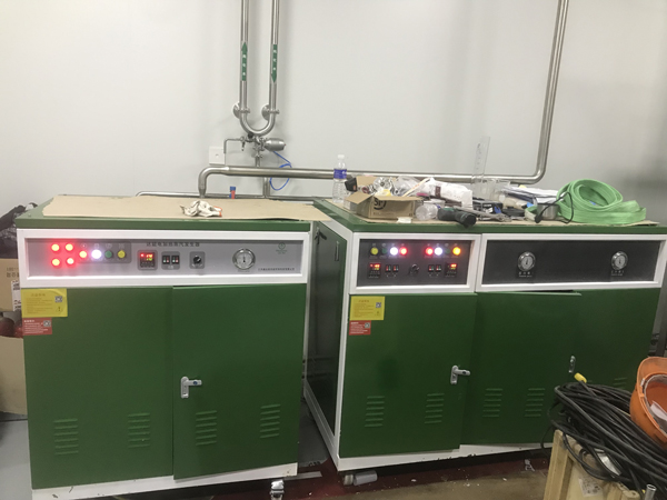兩臺(tái)144kw蒸汽發(fā)生器用于北京一家生物制藥