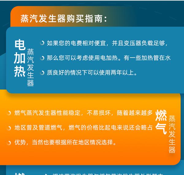 如何正確選購蒸汽發(fā)生器？